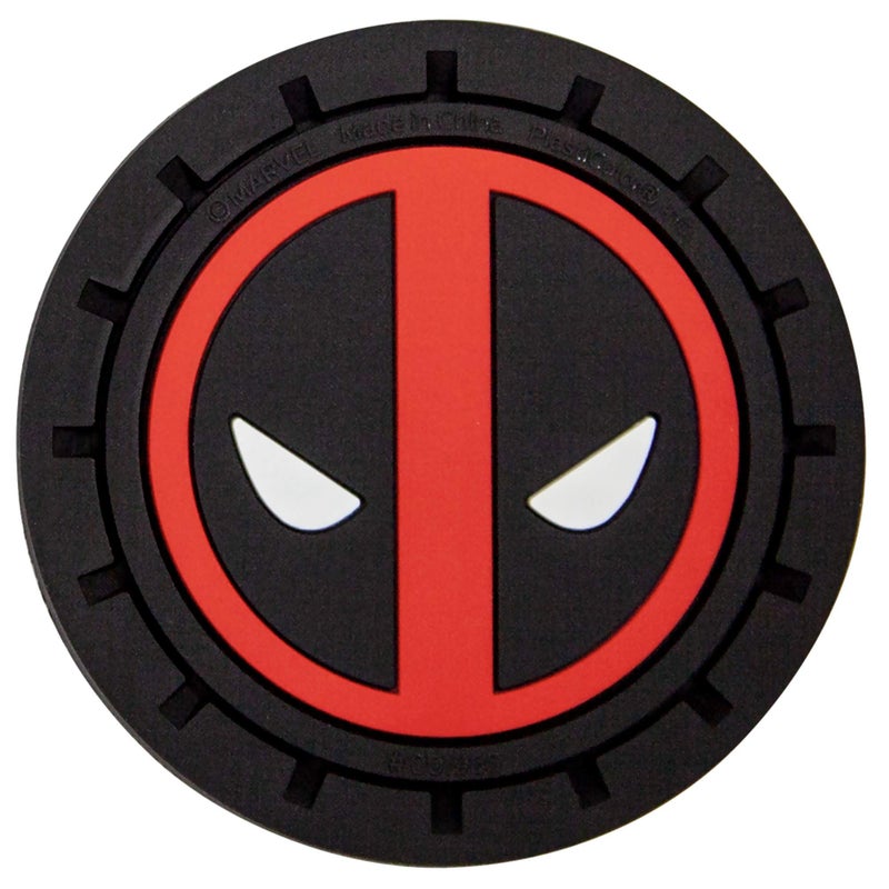 Plasticolor 001965R01 Marvel Comics Deadpool Auto Car Truck SUV Cup Holder Coaster 2-Pack - Image 5